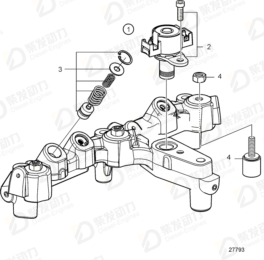 VOLVO Piston 21953056 Drawing